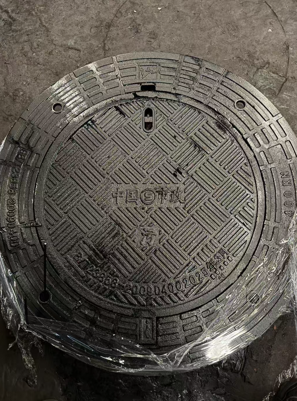 旺苍球墨铸铁防沉降井盖展示
